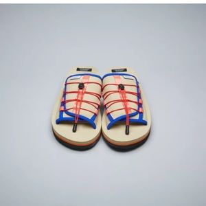 Suicoke OLAS-ECS Beige Adjustable Sandals